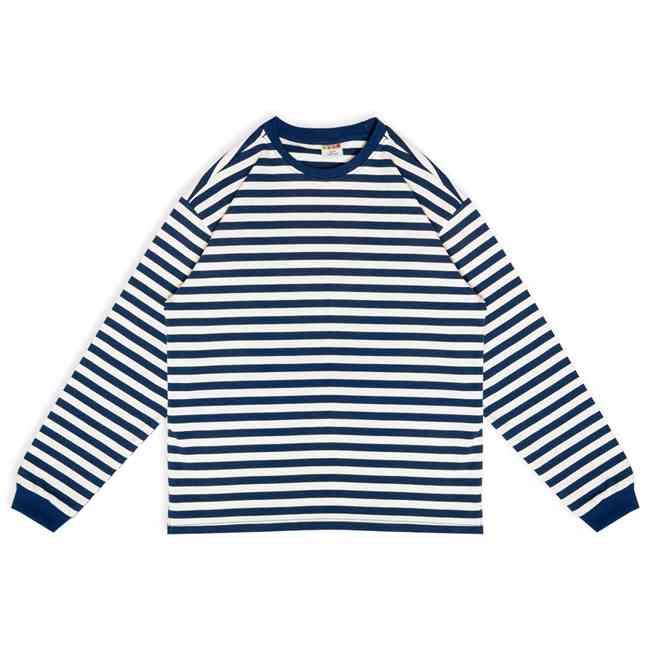 بلوز یقه گرد راه راه 