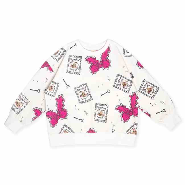 بلوز تمام چاپ گربه و پاپیون 